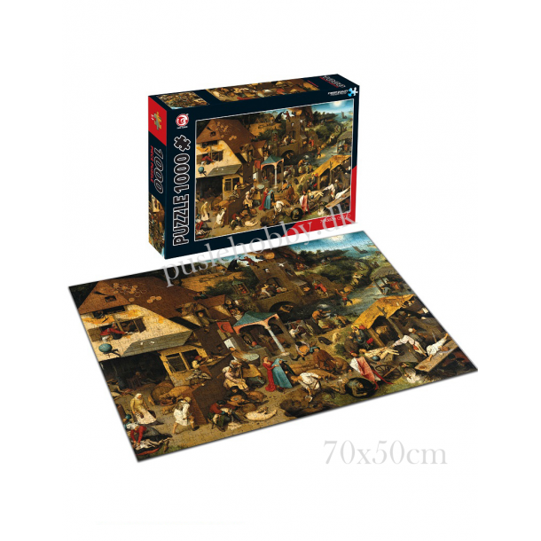 Travl middelalderlandsby (1000 brk. pap)