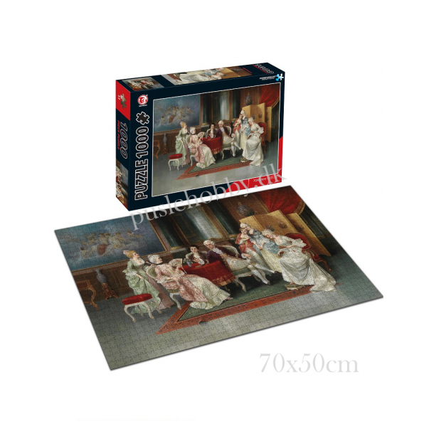 Kurtisering med anstandsdamer til stede (1000 brk. pap)