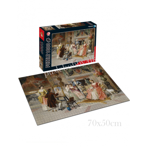 Oliemaleren p arbejde (1000 brk. pap)