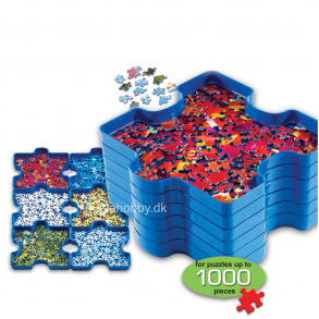 Sorteringsbakker, bl, pakke med 6 stk.