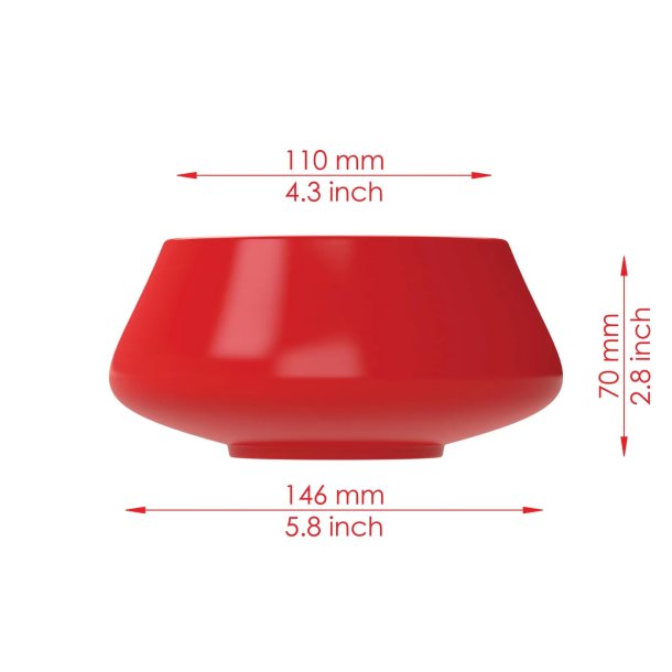 2-delt Gipsform til morgenmadssk�l, �110mm