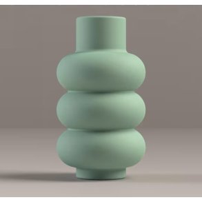 2-delt Gipsform til vase med 3 ringe, h�jde 180 mm