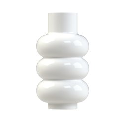 2-delt Gipsform til vase med 3 ringe, h�jde 180 mm