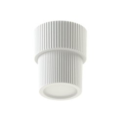 Gipsform til kop med lodrette striber, h�jde 100 mm