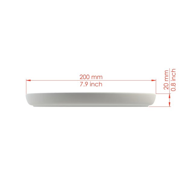 Gipsform til tallerken �200mm