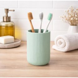 Gipsform til vase med lamelm�nster, h�jde 126mm
