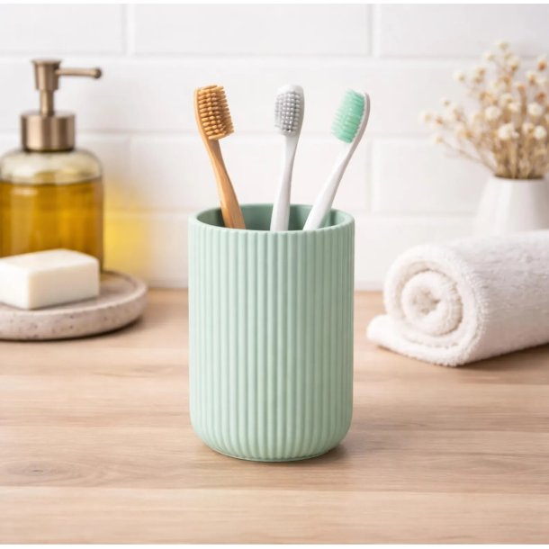 Gipsform til vase med lamelm�nster, h�jde 126mm