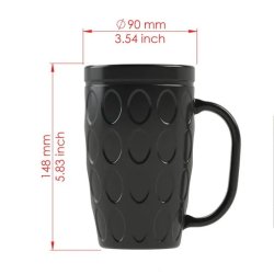 7-delt gipsform til krus med hank, h�jde 148mm