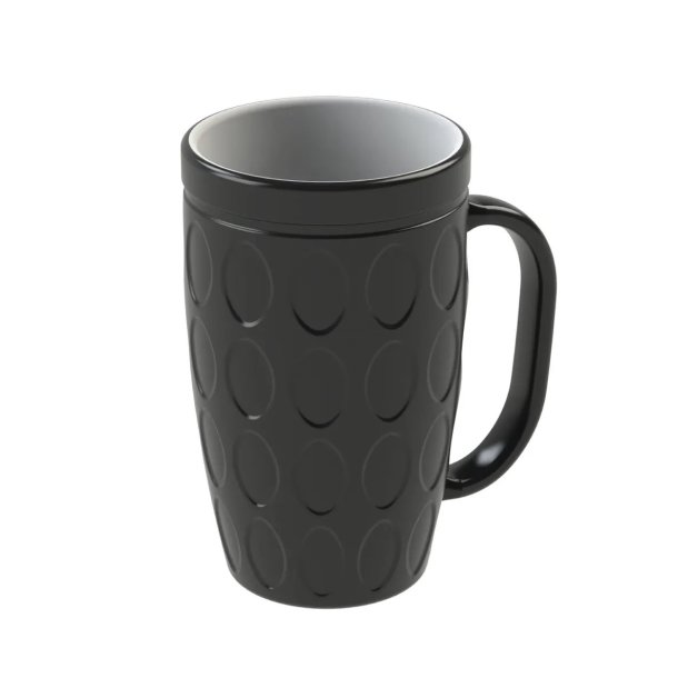 7-delt gipsform til krus med hank, h�jde 148mm