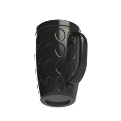 7-delt gipsform til krus med hank, h�jde 148mm
