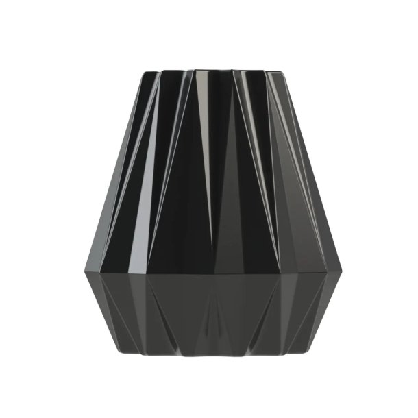 5-delt Gipsform til vase med skarpt m�nster, h�jde 180mm