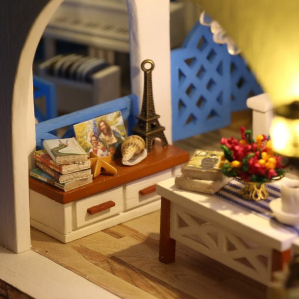 Det hvide hus med blt tag