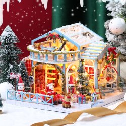 Hus ved juletid
