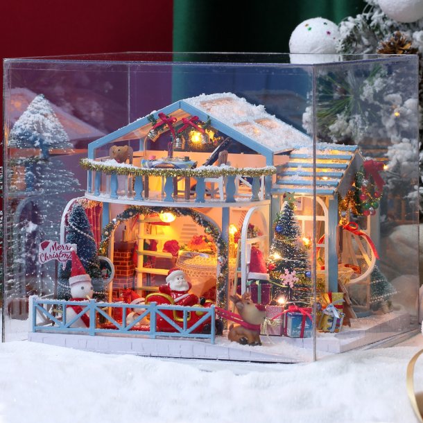 Hus ved juletid