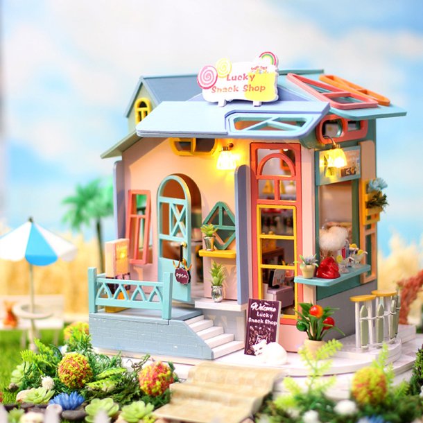 Heldige asens Snack shop