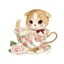 Rhinstensbroderi M163 (40x50)