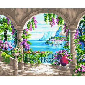 Rhinstensbroderi M566 (40x50)