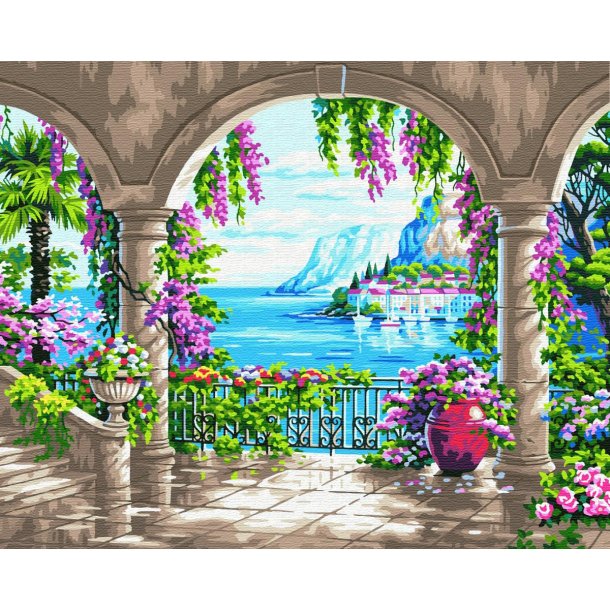 Rhinstensbroderi M566 (40x50)