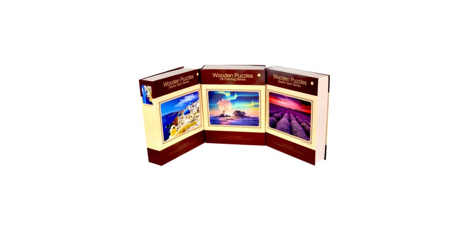 1000 brikkers træpuslespil